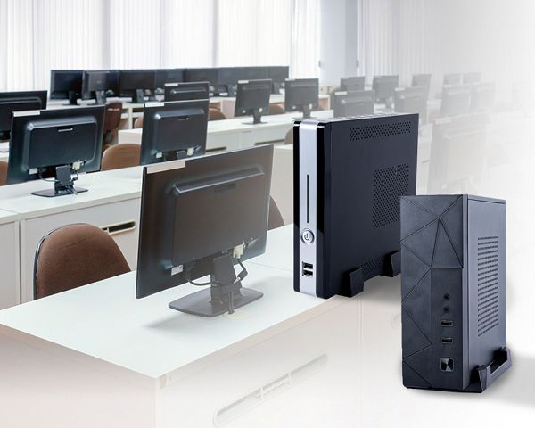 Potente Thin Client senza ventole che fornisce soluzioni VDI per la scuola.