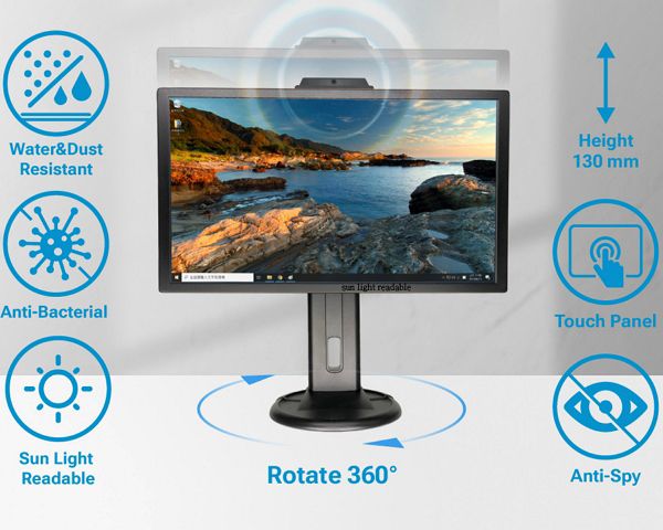 Recursos modulares para computador All-in-one touch.